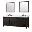 Ensemble de meuble-lavabo double 84 po avec miroir Marsyas-113388169-113388196
