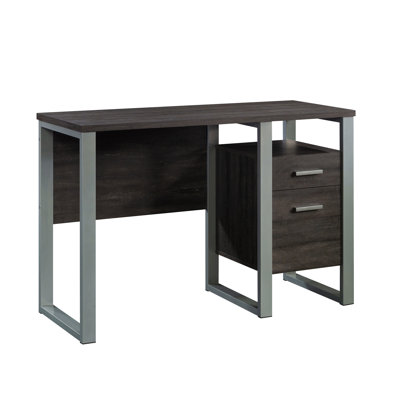 Bureau avec tiroir et design de productivité, finition brun foncé