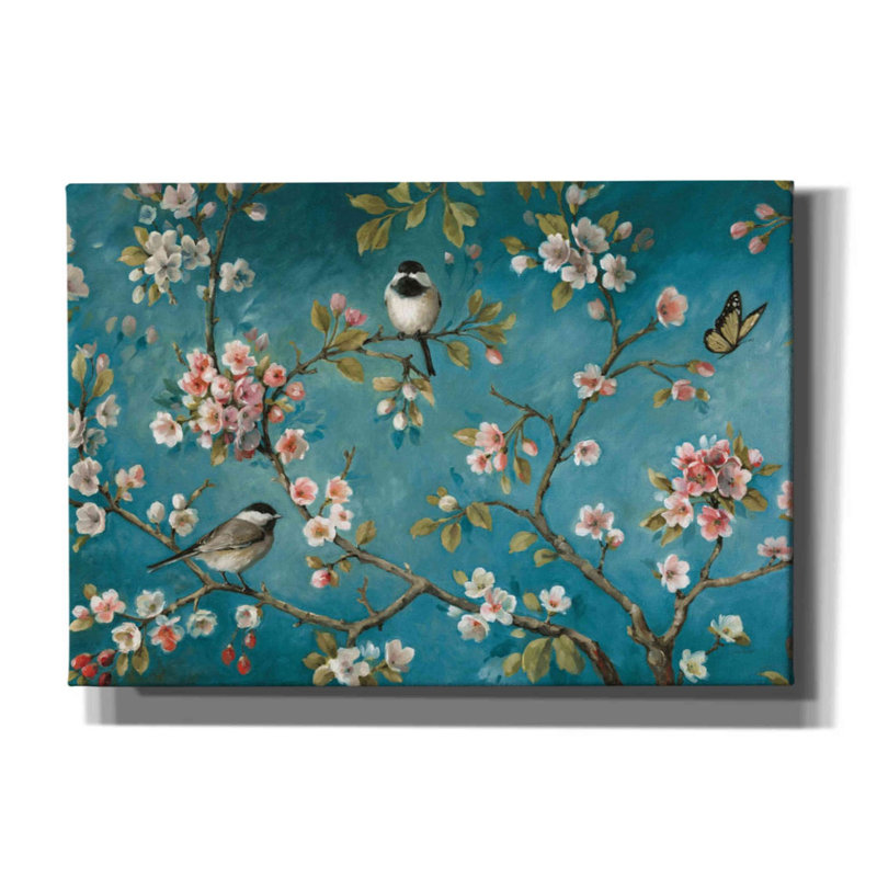 «Blossom I» par Lisa Audit, art mural sur toile, H 18 po x l 26 po x P 0,75 po