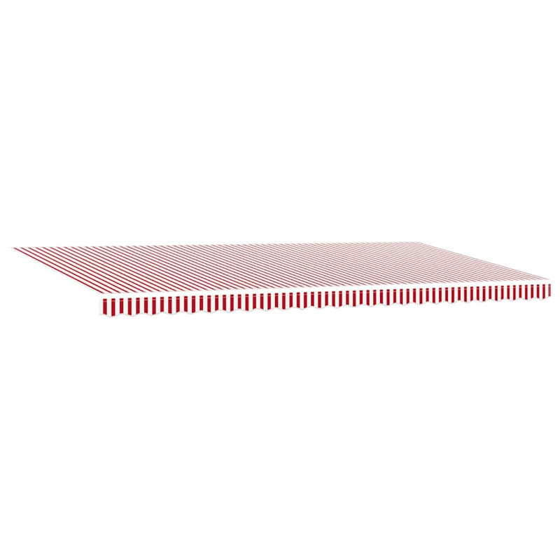 Brayden Studio Retractable Door / Window Awning, 600 cm W x 300 cm D, Red/White/Anthracite