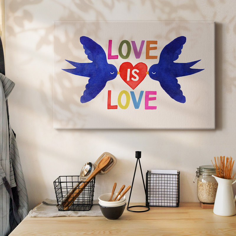 Love Loudly Collection A-Gallery Wrapped Canvas