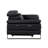 Top Grain Italian Leather Power Reclining Arm Chair with Power Headrests-649976432
