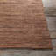 India Hand Loomed Cotton Area Rug in Brown-257475853