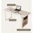 Modern Light Luxury Desk with Sintered Stone Top-2004026163-2004026160