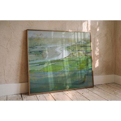 Winding River Bubbles Print