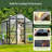 Junior Victorian 6.5ft Wide Outdoor Metal Polycarbonate Greenhouse-123221509