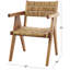 Fauteuil d'appoint brun Mid-Century Rangler