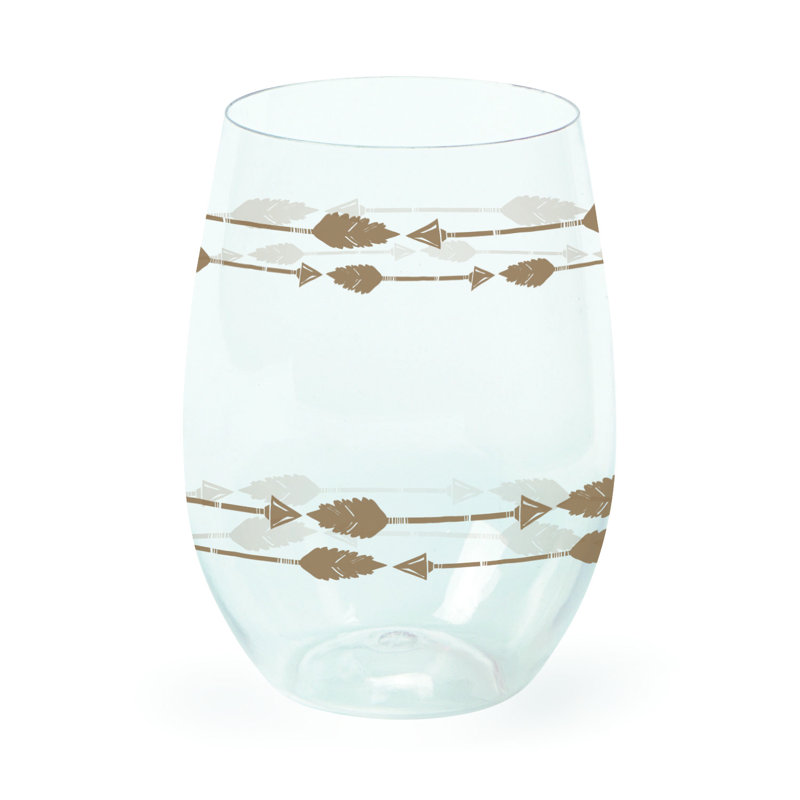 Locksly 12oz. Stemless Wine Glass Set