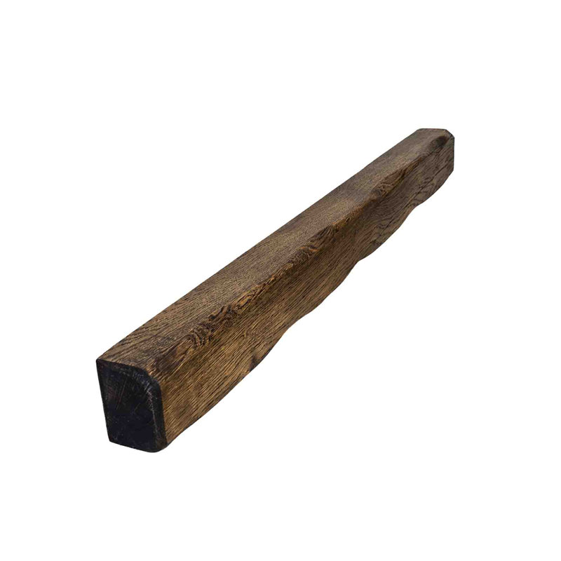 Solid Wood Floating Shelf, Dark Oak