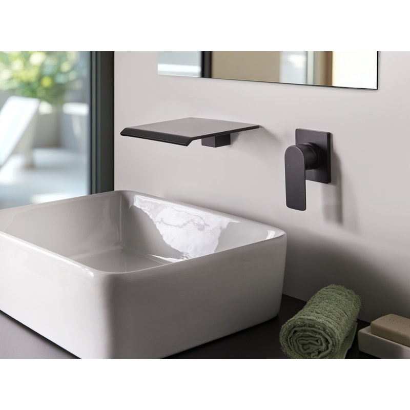 Wall Mounted Basin Mixer Tap APONWAO, Black