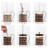 OVENTE French Press Coffee Maker 34 Ounce with Heat Resistant Borosilicate Glass, Stainless Steel Design and 4-Level Filter System, Portable Cold Brewer Pot for Travel, Camping or Gift, Copper FSF34C-11285090