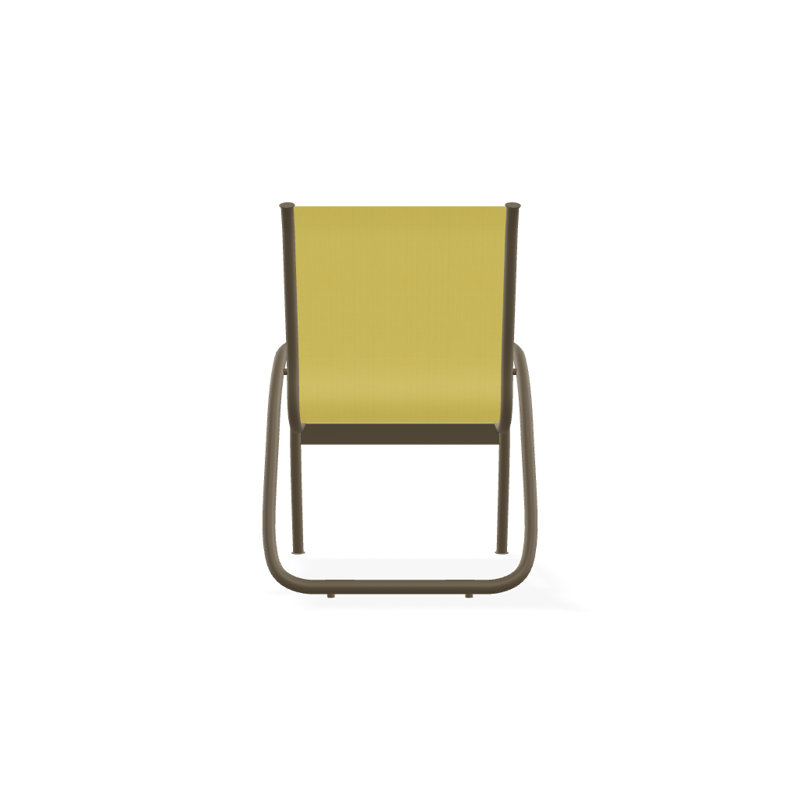 Fauteuil de patio Gardenella, Bois de plage texturé, Jaune 43D