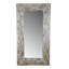 Miroir de plancher rectangulaire pleine longueur 39 po x 3,5 po x 75 po avec cadre en bois vieilli