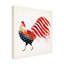 Toile d'extérieur Victoria Roges «Rooster Fireworks I»-87945622