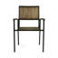 Chaise en bois et métal Bridget, ensemble de 2-1141049529