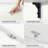 Wall Mounted Foldable Desk, Space Saving Hidden Desk With Storage & Power Outlet, Fold Out Table For Small Spaces, Home Office Bedroom, White