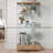 Modern Glass Display Cabinet With 2 Large Drawers-540084734