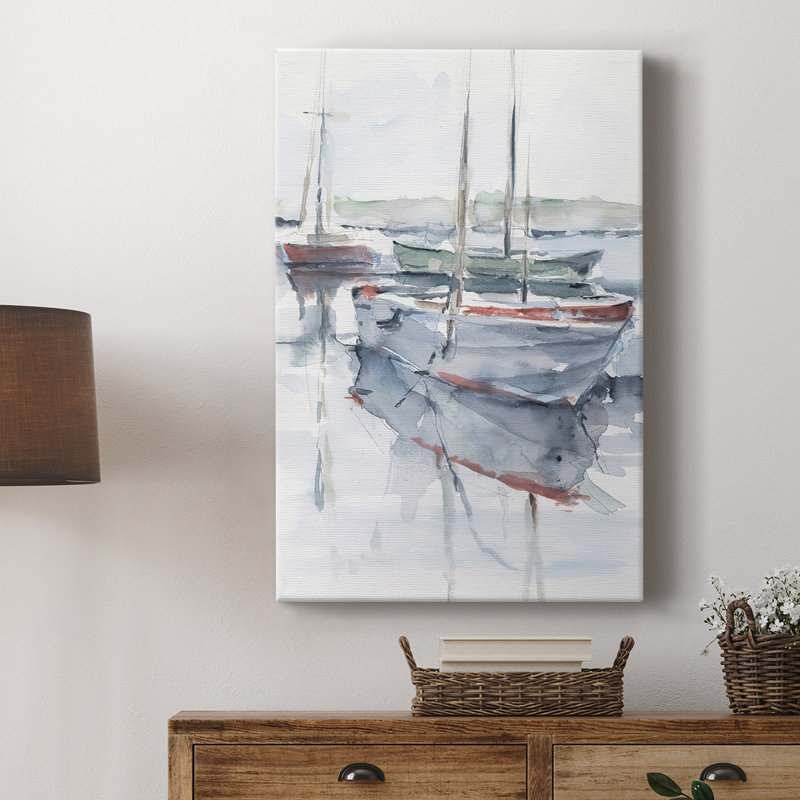 Watercolor Harbor Study I - Gallery Cavas, H 36 po x l 24 po