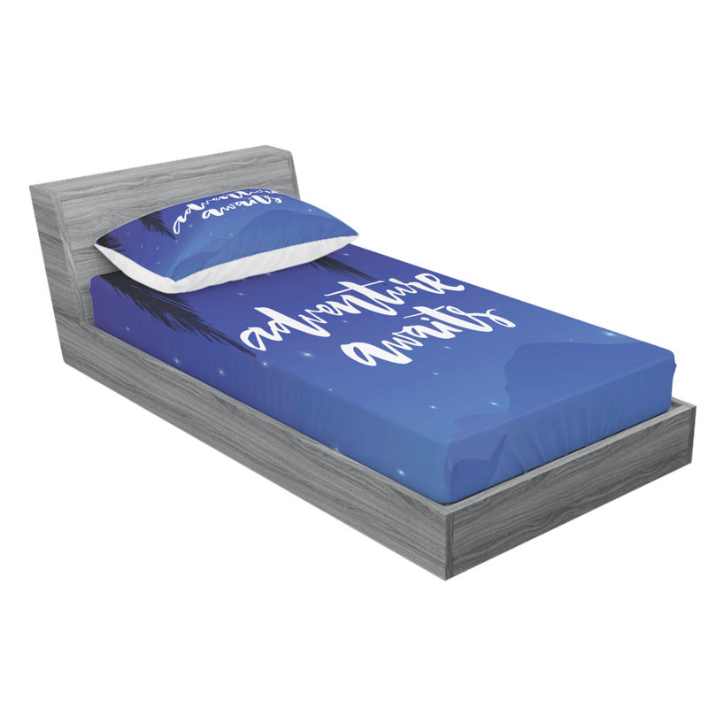 Microfiber Sheet Set, Twin Sheet Set with Fitted Sheet