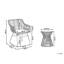 Frison 2 Seater Rattan Conversation Set