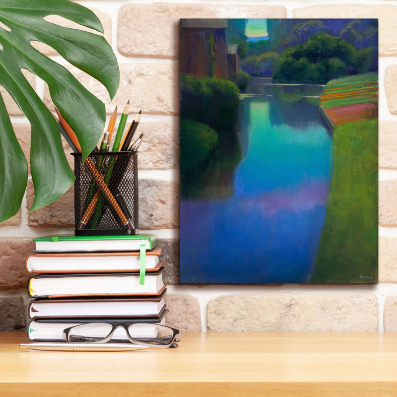Gianncarlo Red Barrel Studio «Dusk At Contevoir» par Ian Roberts, art mural sur toile, L 12 po x H 16 po