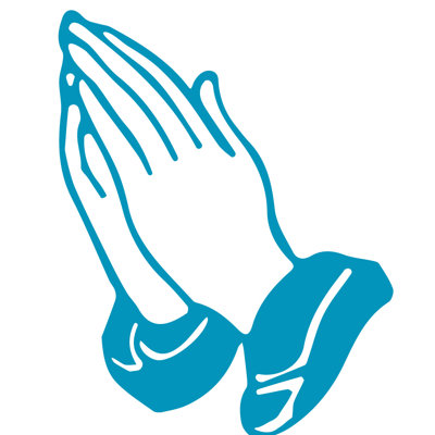 Décalcomanie murale prayer mains