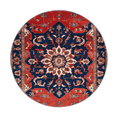 Tabriz Brown Indoor and Outdoor Area Rug