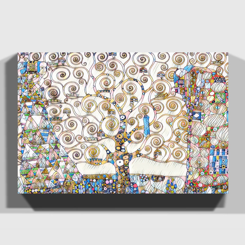 The Tree of Life by Gustav Klimt - Wrapped Canvas, 40cm H x 60cm W