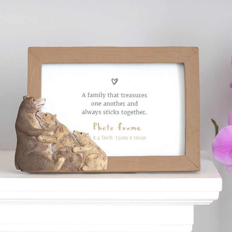 Creighton Brown Embossed Picture Frame with Mat