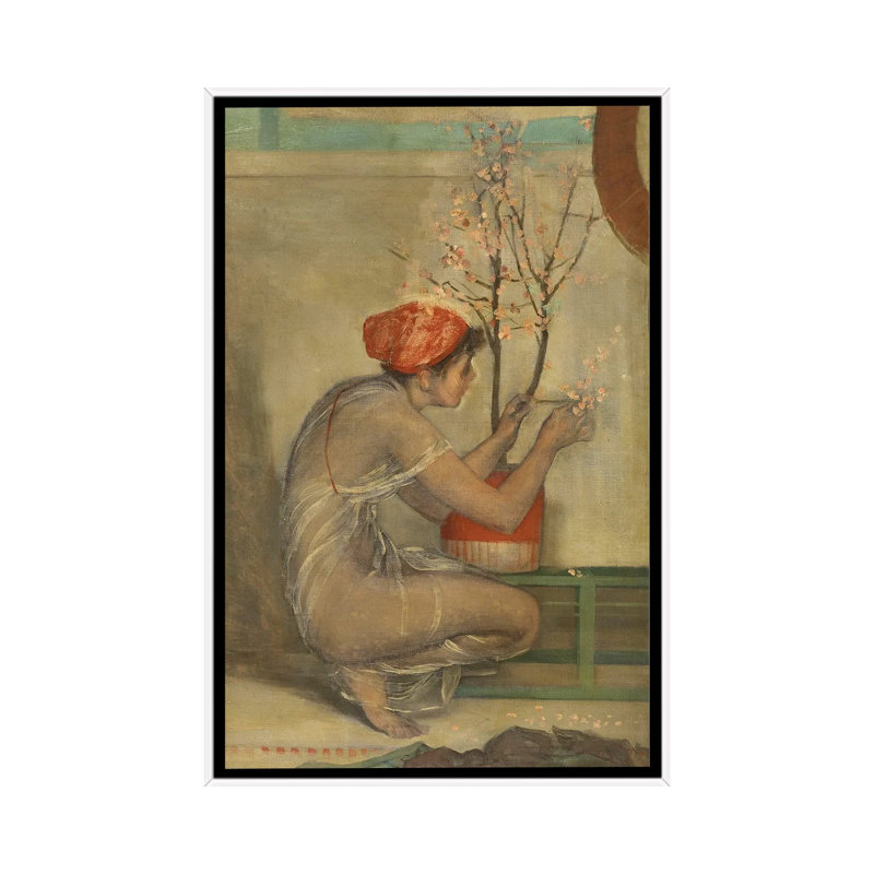 Print, 101.6 cm H x 66.04cm W x 4.445cm D, White