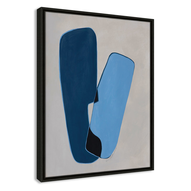 In Unity II by Filippo Ioco For Casa Fine Arts, 25.5" H x 19.5" W x 2" D, Espresso Framed