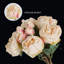 2 bouquets de pivoines, fleurs artificielles et fausses pivoines à tige unique pour centres de table de mariage-1514623625