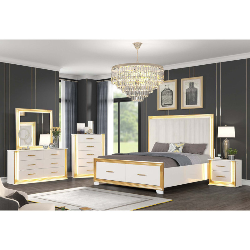 Commode 6 tiroirs de style contemporain