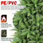 Arbre de Noël mince 9 pi - 2152 pointes, branches en PE + PVC, conception à charnières pour une installation facile, support en métal stable - idéal pour les coins et les petits espaces-1174474965