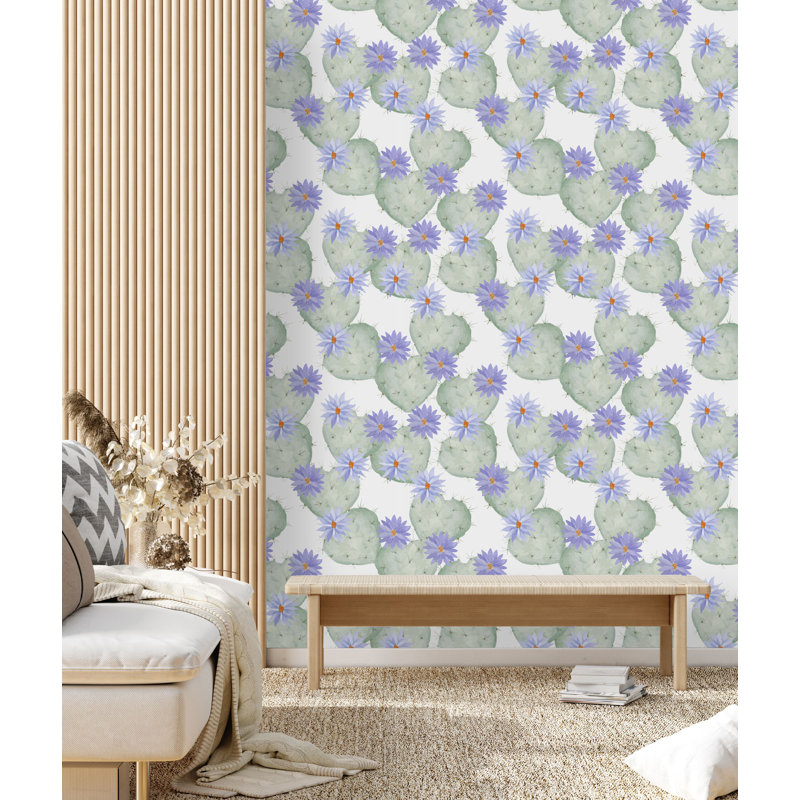 Floral Tile, 18.75" W x 25" L, Vinyl
