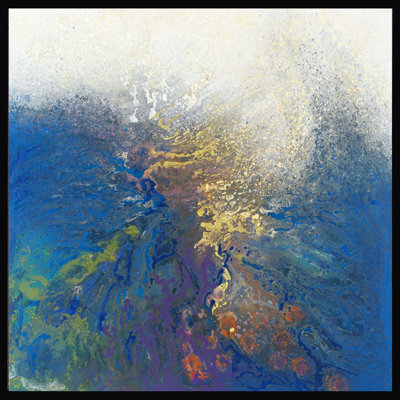 Dispersion Blue Painting