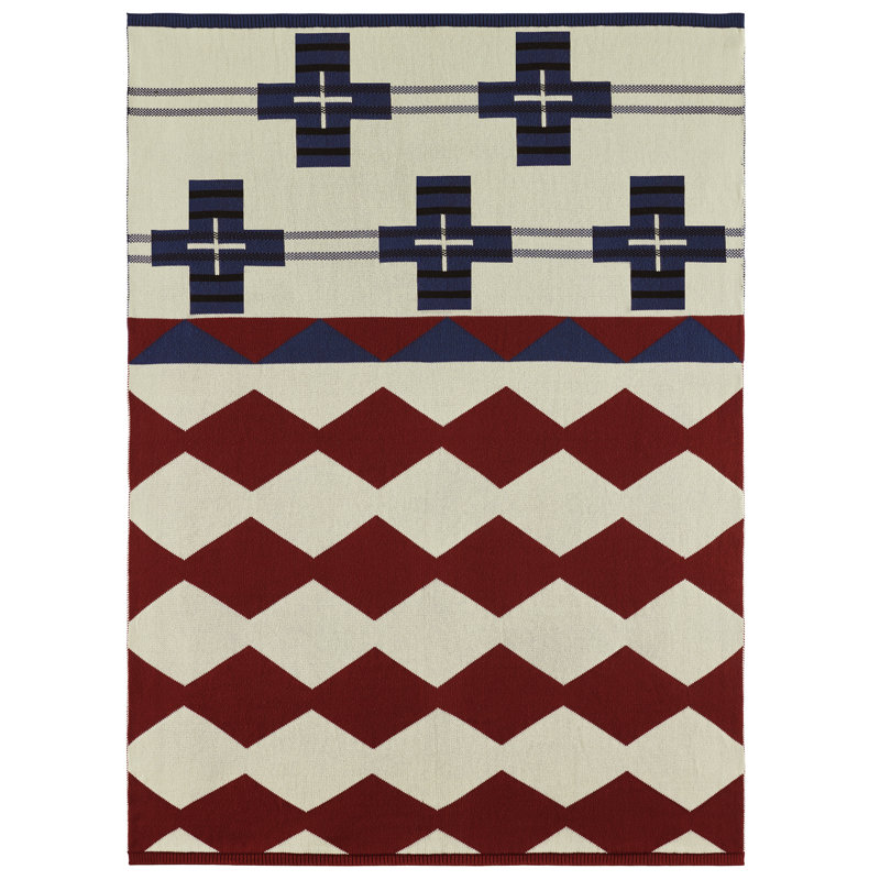 BRAVE STAR COTTON KNIT THROW 50X70 MULTI
