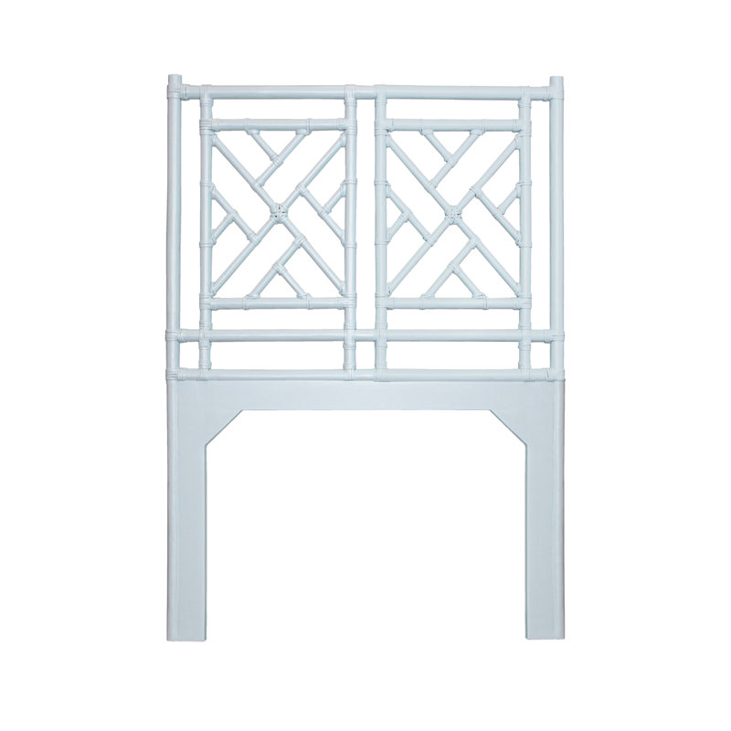 Chippendale Standard Bed, Twin Extra Long, Light Blue
