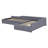 Upholstered Double Daybed With Trundle And Drawer-855350308