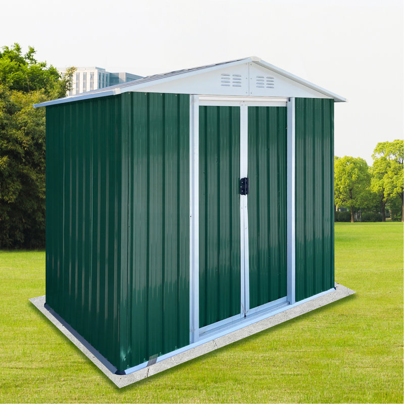 Abri de jardin de 6 pi 6 po Apex, Green