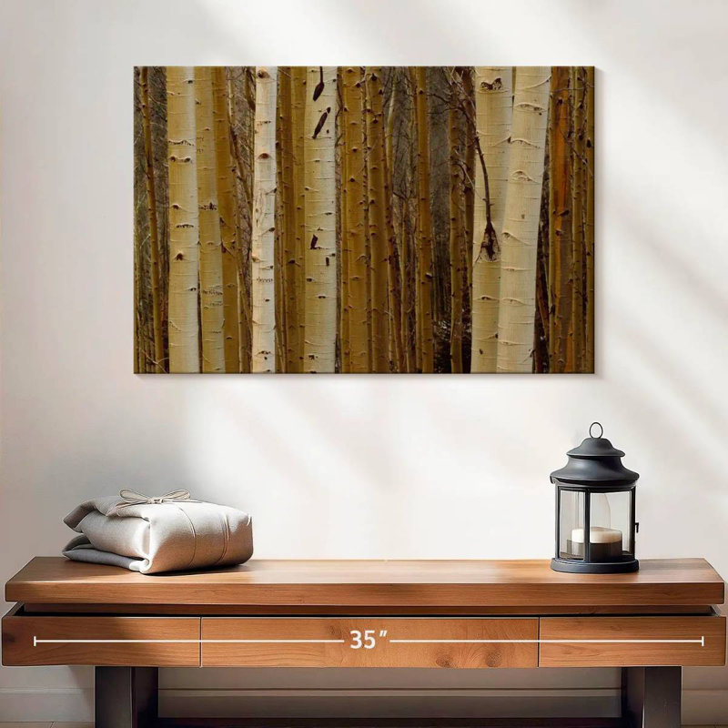 Alvord Aspen's In Winter, 16" H x 24" W