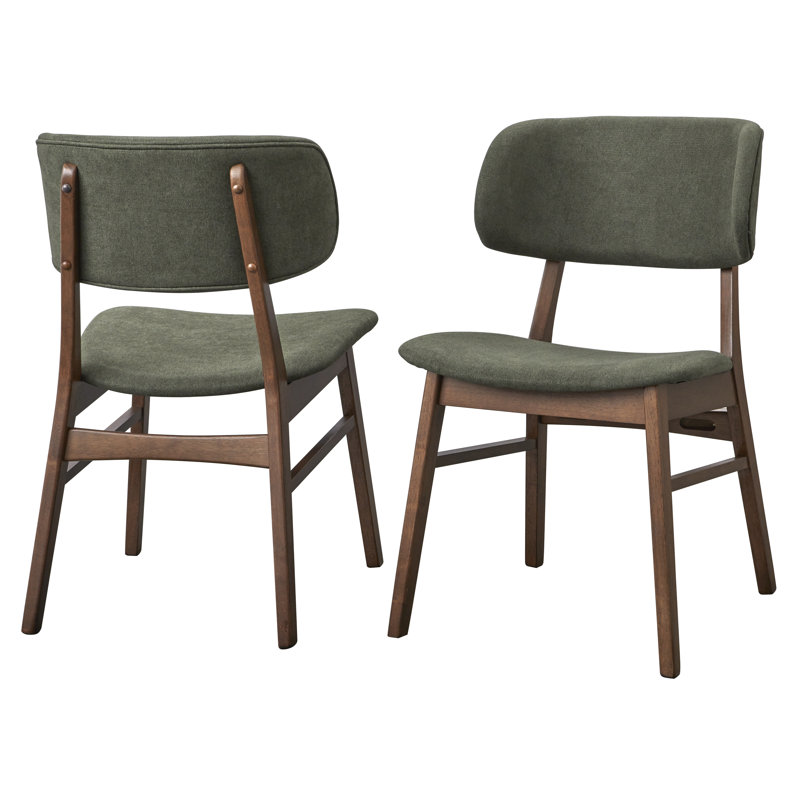 Sharece Upholstered Side Chair, Green
