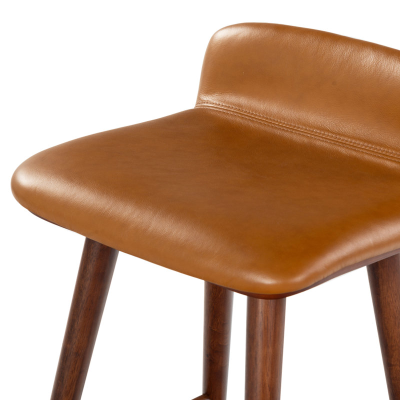 Vanya Barstool, Brown, Short Stool - 28"