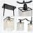 Sufyaan 4 - Light Matte Black Pendant