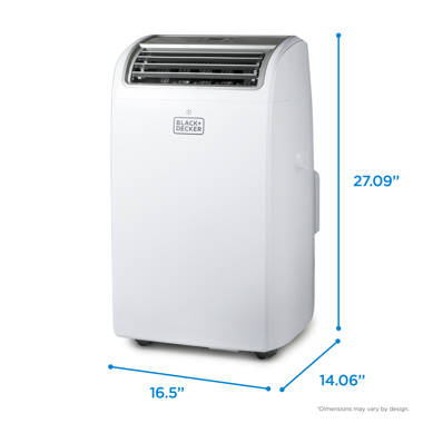 DeLonghi 14,000 BTU (8,300 BTU DOE) Portable Air Conditioner 