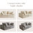 Modular Sectional Sofa, Compressed Sectional Sofa Modern Minimalist Style Corduroy Couch, Sleeper Sofa For Living Room, Bedroom, Comfy Compressed Sofa Couch Space-Efficient Design-1704481782-1704481779
