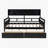 Daybed with Wood Slat Support, Bedside Shelves, and Two Drawers, , Versatile and Stylish-233749865-233749870