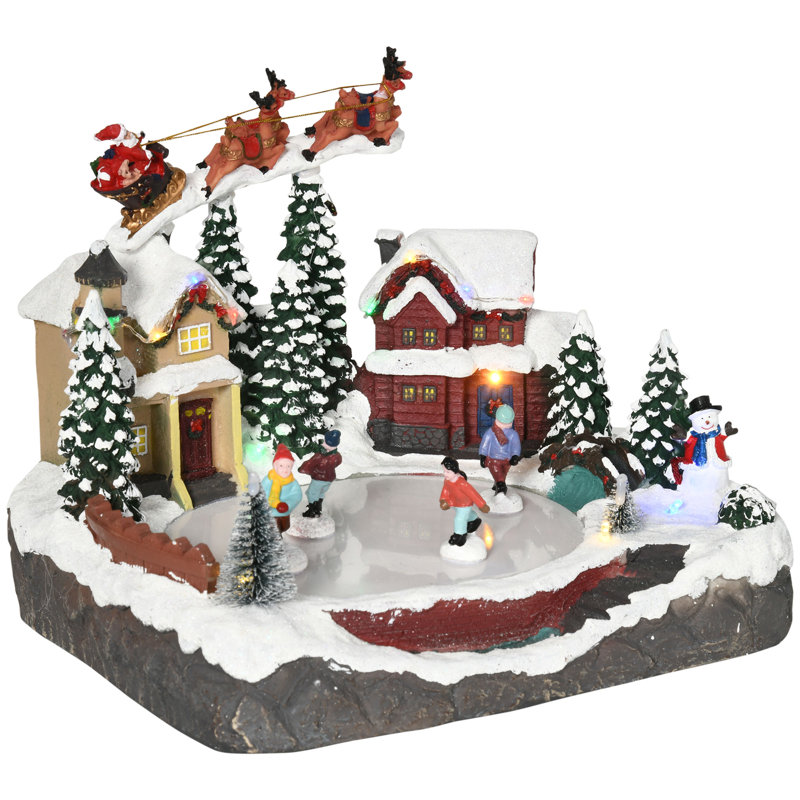 Ensemble de village de Noël 8 pièces