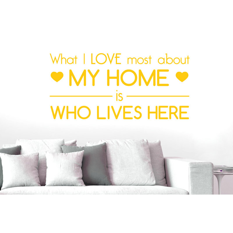 Wall Decal, Dark Yellow, Medium