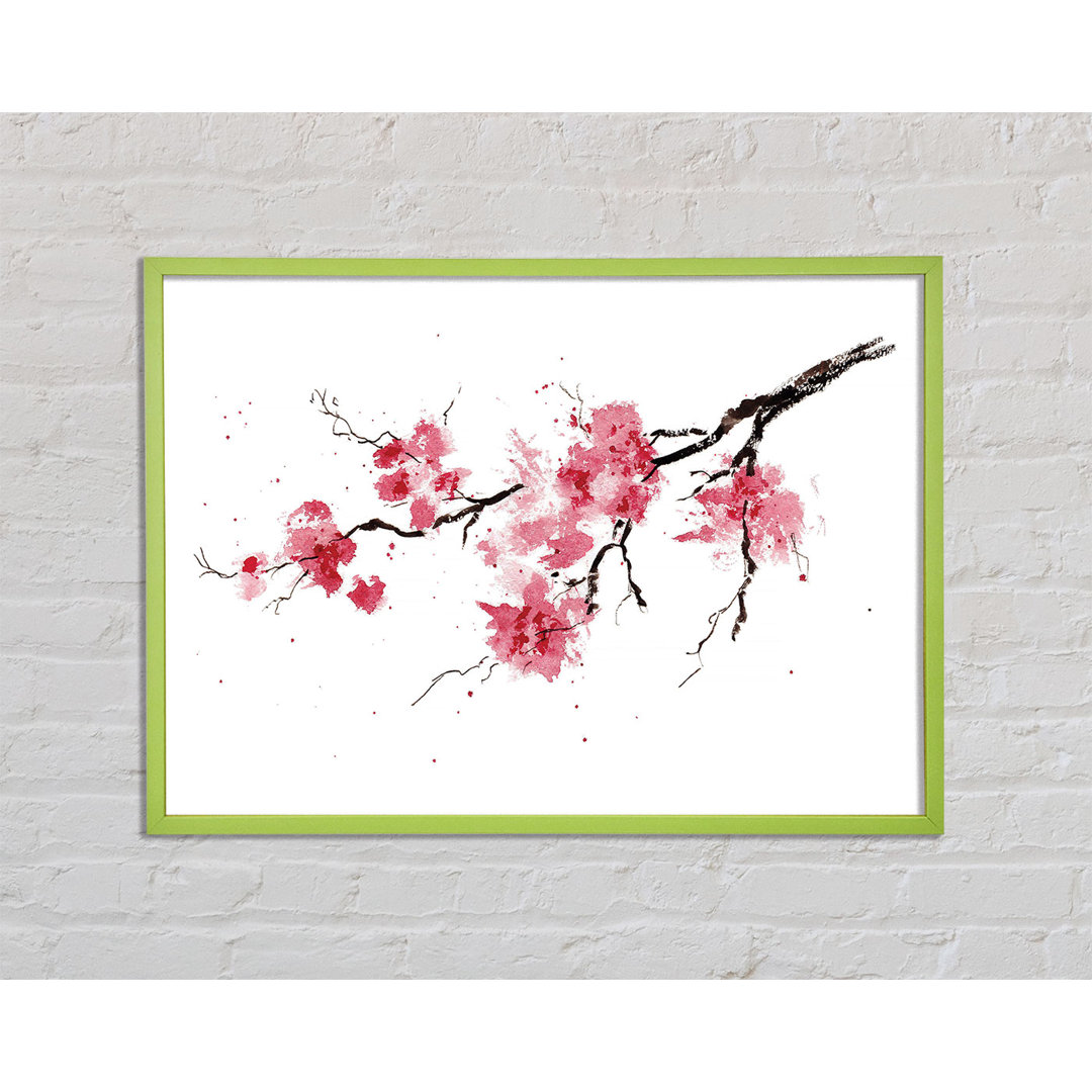 Kunstdruck Bernartice Chinese Cherry Blossom Branch